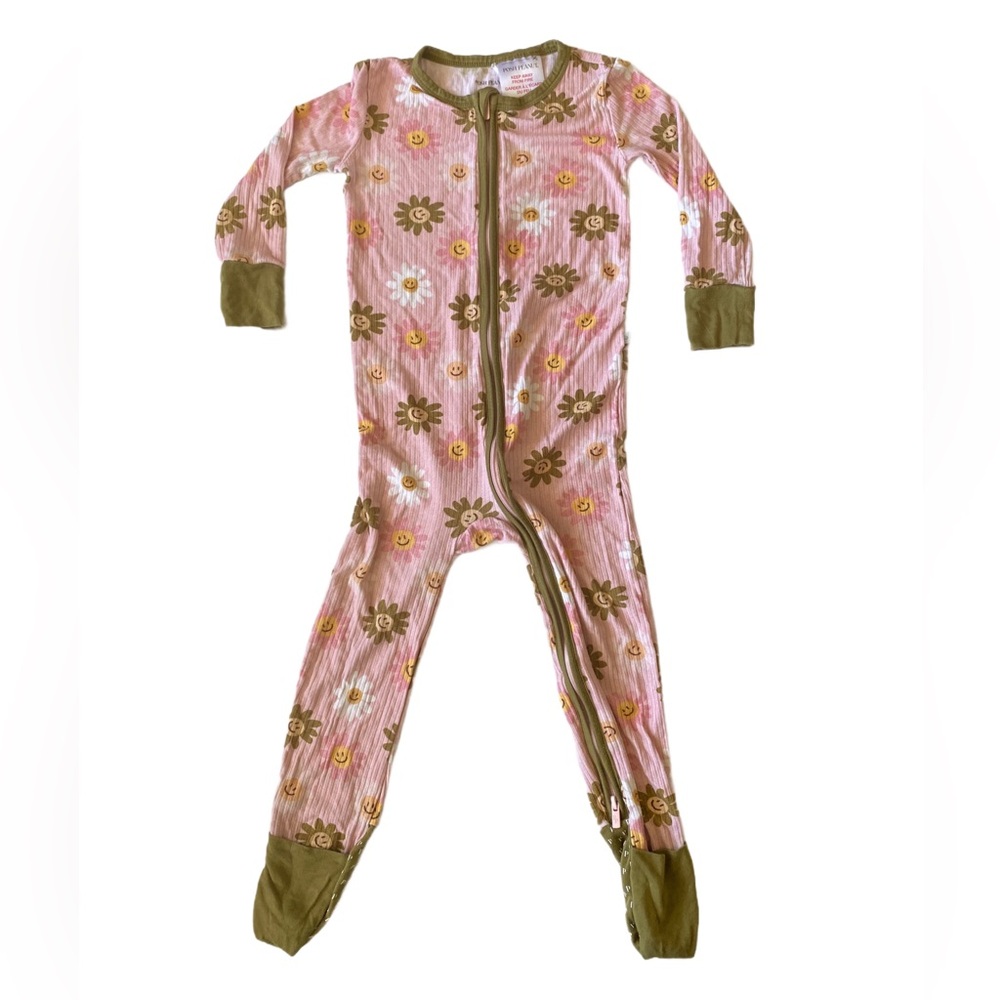 NWOT Posh Peanut Flower Power Smile One Piece Size 2T